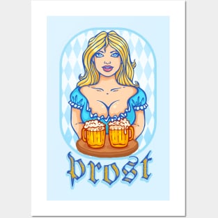 Oktoberfest girl Posters and Art